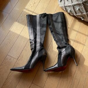 Carlos by Carlos Santana Elegant Black Knee-High Boots